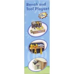 Parkfield 29 piece Wooden Bench and Tool Playset for Ages Three and Up Parkfield Play Sets