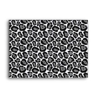 Snow Leopard Pattern Envelope