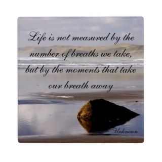 Life Is Not Measured Photo Plaque