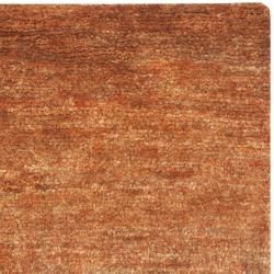 Hand knotted Vegetable Dye Solo Salmon Red Hemp Rug (5' x 8') Safavieh 5x8   6x9 Rugs