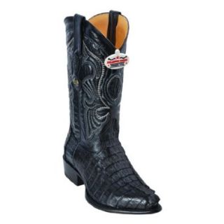 New Men's J Toe Genuine Caiman Tail Leather Los Altos Western/Cowboy Boots Shoes