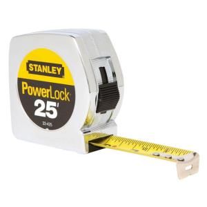 Stanley PowerLock 25 ft. Tape Measure 33 425D