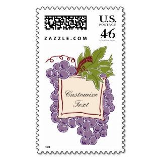 Custom Wine Label Wedding Invitation Stamps