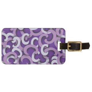 Letter C Purple Tag For Bags