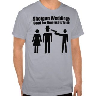 Shotgun Wedding, black T shirts
