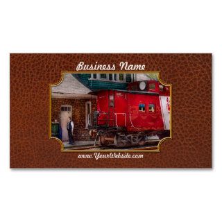 Train   Caboose   End of the line Business Card Template