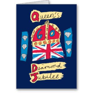 Queen's Diamond Jubilee 2012 Official Color Emblem Card