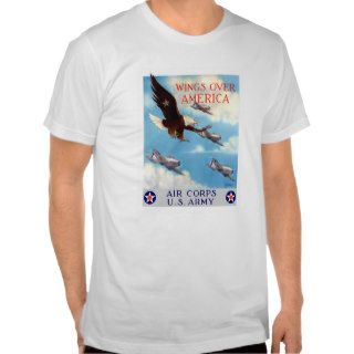 Wings Over America    Air Corps T shirt