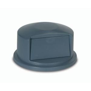 Rubbermaid Commercial Products BRUTE Gray Dome Top for 32 gal. Trash Containers FG 2637 88 GRA