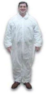382XXL PT# 382XXL  Coverall Staff Tear Resistant White LF 2XL 5/Bg by, Dukal Corporation Health & Personal Care