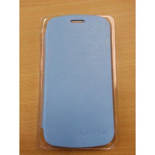 Samsung Galaxy S3 Flip Cover Case (Light Blue) Cell Phones & Accessories
