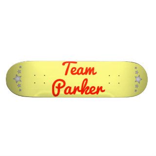 Team Parker Skate Board Decks