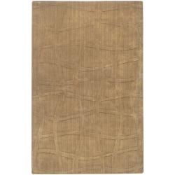 Candice Olson Loomed Garnet Abstract Plush Wool Rug (9' x 13') Surya 7x9   10x14 Rugs