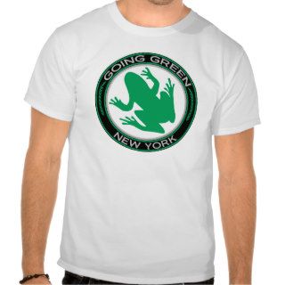 Going Green New York Frog Shirts