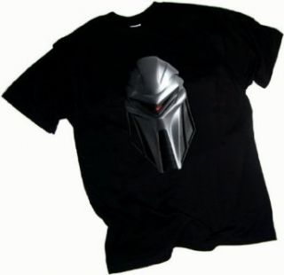 Cylon Centurion Head   Battlestar Galactica Youth T Shirt, Youth Small Novelty T Shirts Clothing