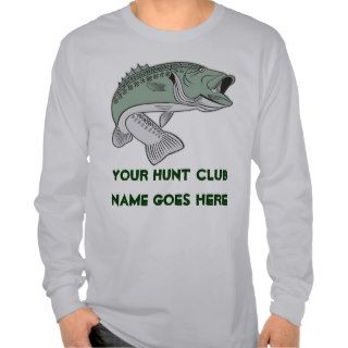 Personalized Mens Sports Bass Fish Fishing Angling T Shirts
