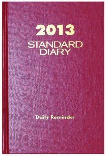 AT A GLANCE Standard Diary Recycled Daily Reminder, 5 3/4" x 8 1/4 Inches, Red, 2013 (SD389 13)  Appointment Books And Planners 
