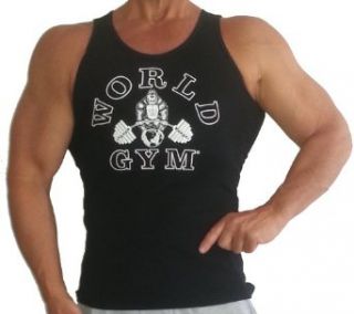 W390 World Gym Ribbed Wife Beater Tank Top Clothing