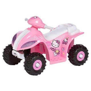 KidTrax Hello Kitty 6V Quad ATV Kids Electric Ride On Toys & Games