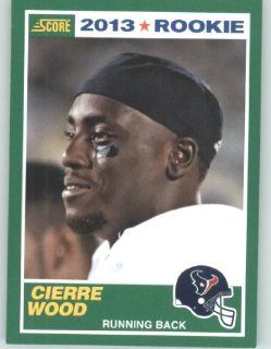 2013 Score NFL Football Trading Card # 346 Cierre Wood Rookie Sports Collectibles