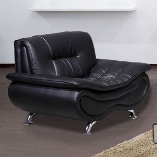 Christina Black Leather Chair Chairs