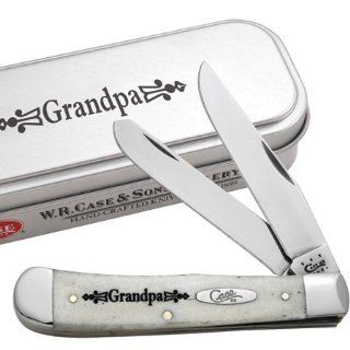 Case 10373 Grandpa Natural Bone Trapper   Knife Blades  