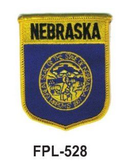 3 1/2'' State Flag Embroidered Patch (Shield) Nebraska