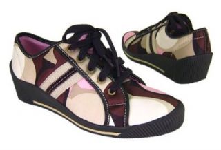 Coach Nia Signature C Silkpatch Leather Athletic Shoes (8) Shoes