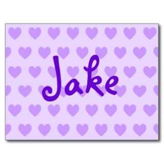 Jake in Purple Post Cards