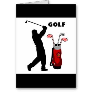 Golfers Greeting Card