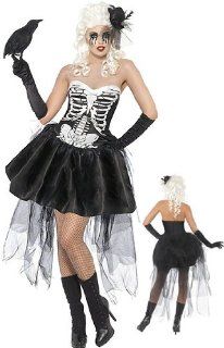 Women's Skeleton Tutu Dress with clothes,skirt,gloves,hat,g string costume 4863 (XL XXL) Beauty