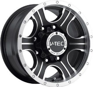 V Tec Assassin 16 Machined Black Wheel / Rim 6x5.5 with a 0mm Offset and a 110 Hub Bore. Partnumber 396 6883MBMF0 Automotive
