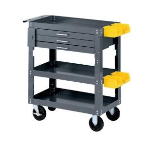 Edsal 24 in. W x 42 in. D Mobile Workbench with Storage SCMB20048