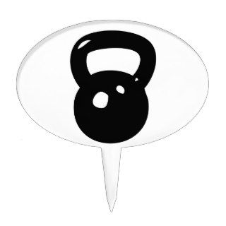 Kettlebell Workout Cake Toppers