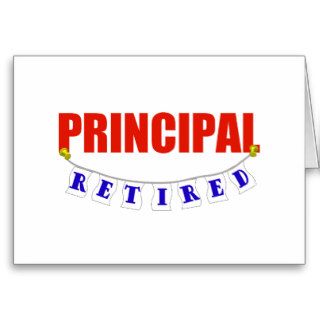 RETIRED PRINCIPAL CARD