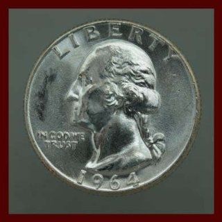 One(1) Washington Quarter 1964 D  Collectible Coins  