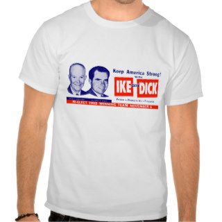 1956 Vote Ike and Dick Tee Shirts