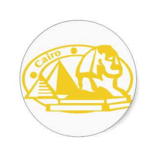 Cairo Stamp Stickers