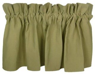 American Mills 37435.399 Airbrush Valance, 18 by 54 Inch, Leaf, Set of 2   Window Treatment Valances