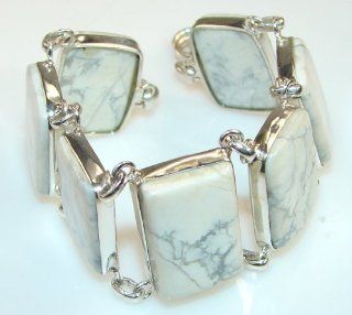 Picture Jasper Women's Silver Bracelet 28.90g (color white, dim. 7/8 inch). Picture Jasper Crafted in 925 Sterling Silver only ONE bracelet available   bracelet entirely handmade by the most gifted artisans   one of a kind world wide item   FREE GIFT