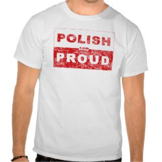Polish and Proud Flag Tee Shirts
