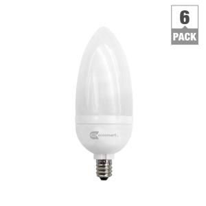 EcoSmart 40W Equivalent Daylight (5000k) Deco CFL Light Bulb (6 Pack) ES9D807C350KYOW