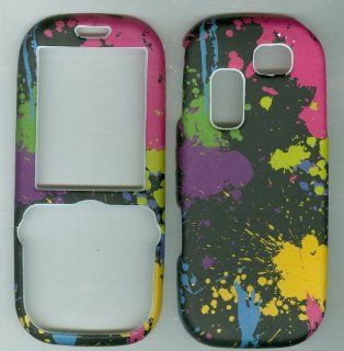 Black Multi Paint T404g Hard Faceplate Cover Phone Case for Samsung Gravity 2 T469 Sgh t404g Cell Phones & Accessories