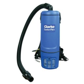 Clarke Comfort Pak 6 qt. Commercial Backpack Vacuum with Tool Kit 9060610010