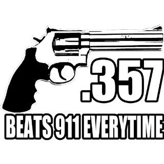 357 Beats 911 Handgun Pro Gun Firearm 2nd Amendment Ar15 Ak47 M16 Sticker Decal By Achtung T Shirt LLC Automotive