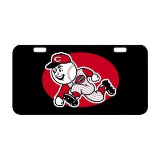 Custom Cincinnati Reds Metal License Plate Frames WA 405  Sports Fan License Plate Frames  Sports & Outdoors
