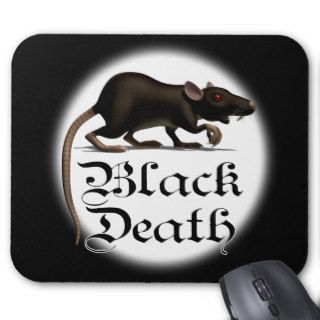 Black Death Rat Mouse Mats Mouse Pads