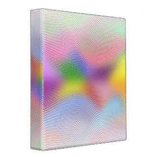 Abstract Lines & Colors Custom Binder