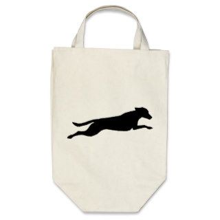 Jumping Dog Silhouette Bag
