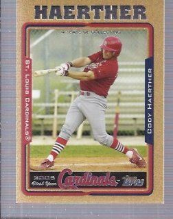2005 Topps Update Gold #241 Cody Haerther #407/2005 St. Louis Cardinals Sports Collectibles